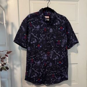 RSVLTS Marvel Men's Galactus Button Down Shirt